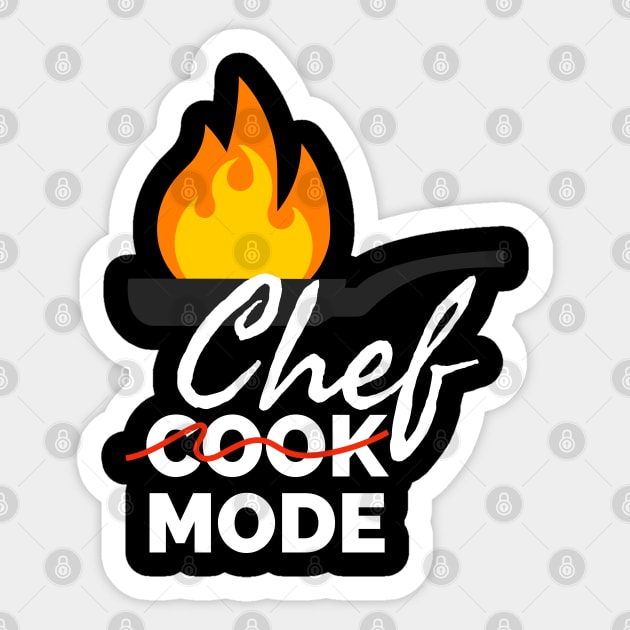 Chef mode Sticker by CookingLove